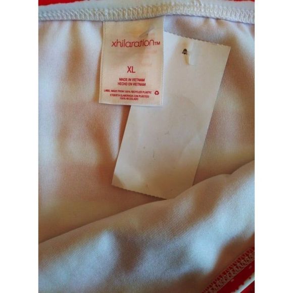 Junior's Xhilaration Red/White Stripe Bikini Bottom‎ NWT - Picture 3 of 5
